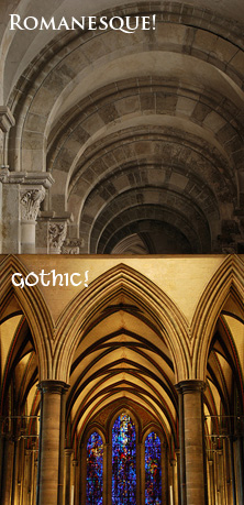 Romanesque v. Gothic!