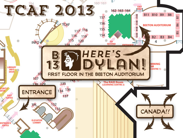 I'm at TCAF table B13!